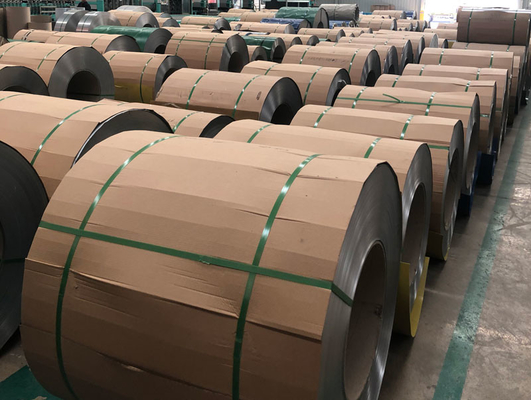 321 comprimento de aço inoxidável austenítico da bobina 2438mm 3048mm da tira dos Ss da bobina